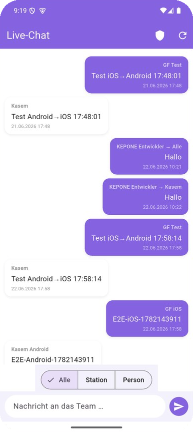 KEPONE auf Android